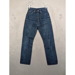 Levi's 701 Big E Selvedge Denim Jeans Women's 27x31 LVC Light Rivets Repro